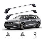 VOLVO V60 2011-2018 TRX2 Thunder Carrier Barres transversales pour galerie de toit 2 barres